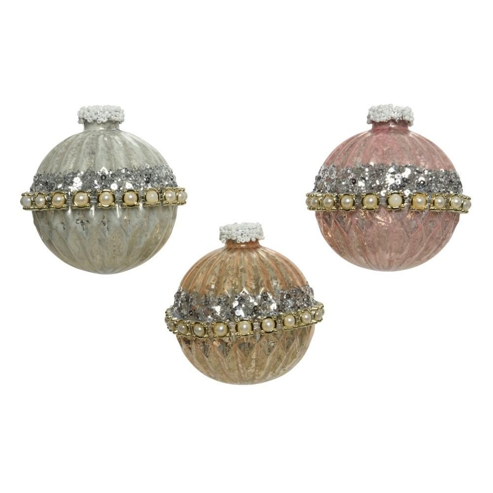 SFERA VETRO CON GIRO DI PERLIN